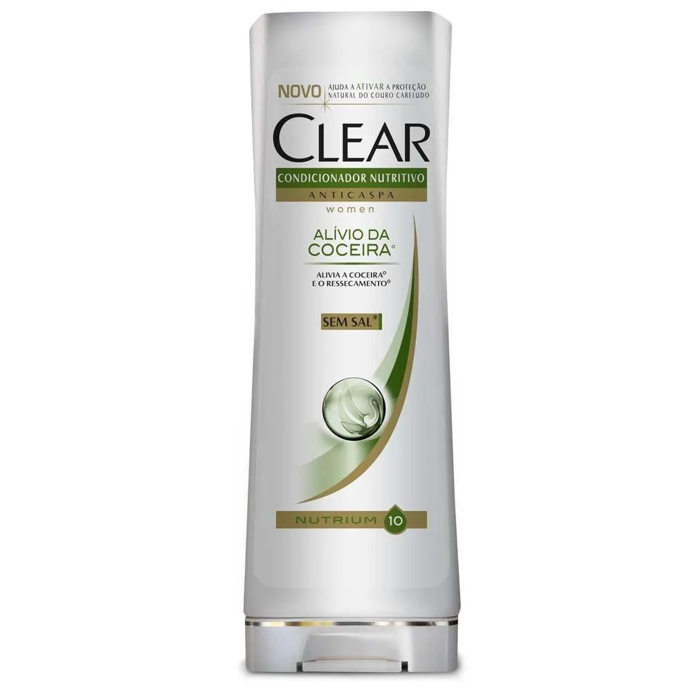 Condicionador Feminino Clear Anticaspa Alívio Coceira 200ml