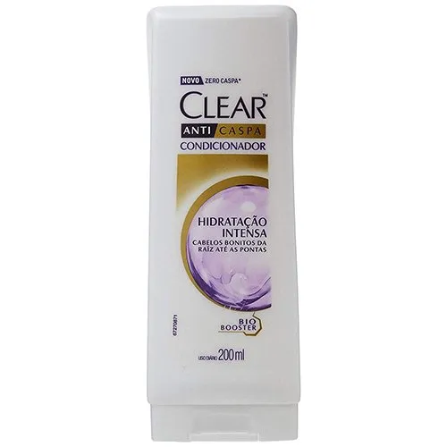 Condicionador Feminino Clear Anticaspa Hidratação Intensa 200ml