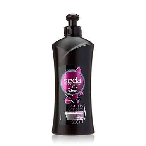 CREME DE PENTEAR SEDA PRETO LUMINOSO 300ml