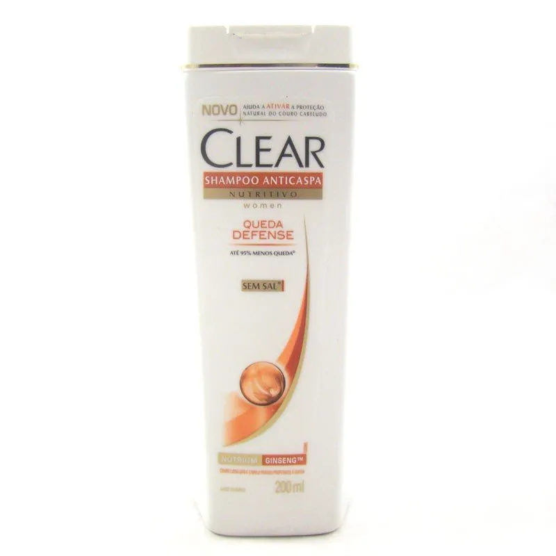 Shampoo Clear Anticaspa Limpeza Diária 2/1 Masculino 200ml