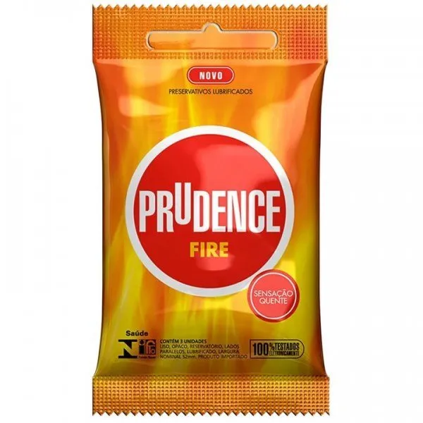 Preservativo Prudence Fire 3 Unidades