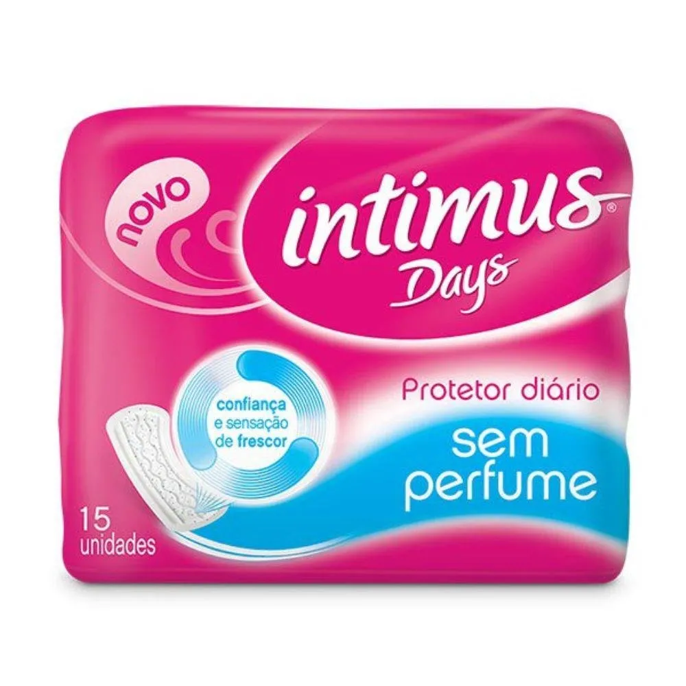 Intimus Days Protetor Diário Sem Abas 15 Unidades