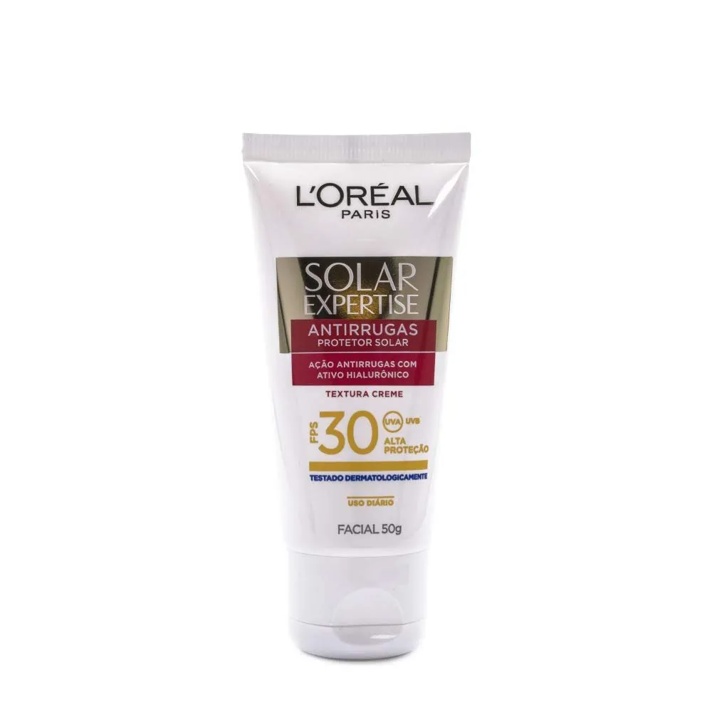 Protetor Solar Facial Loréal Expertise Antirrugas Fps 30 50g