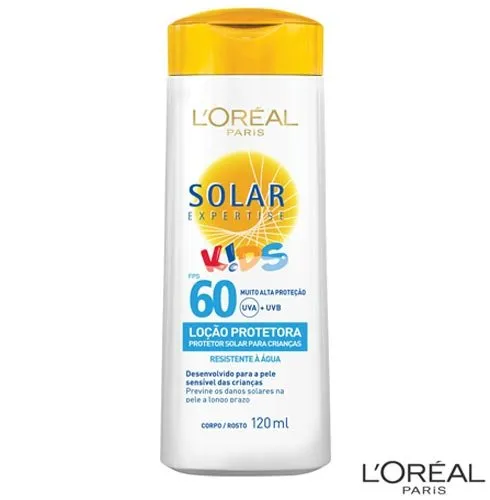 PROTETOR SOLAR INFANTIL LOREAL EXPERTISE KIDS FPS60 120ml
