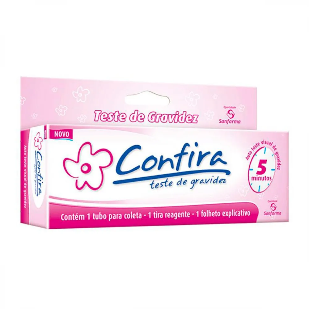 Teste de Gravidez Sanfarma Confira com Mini Coletor