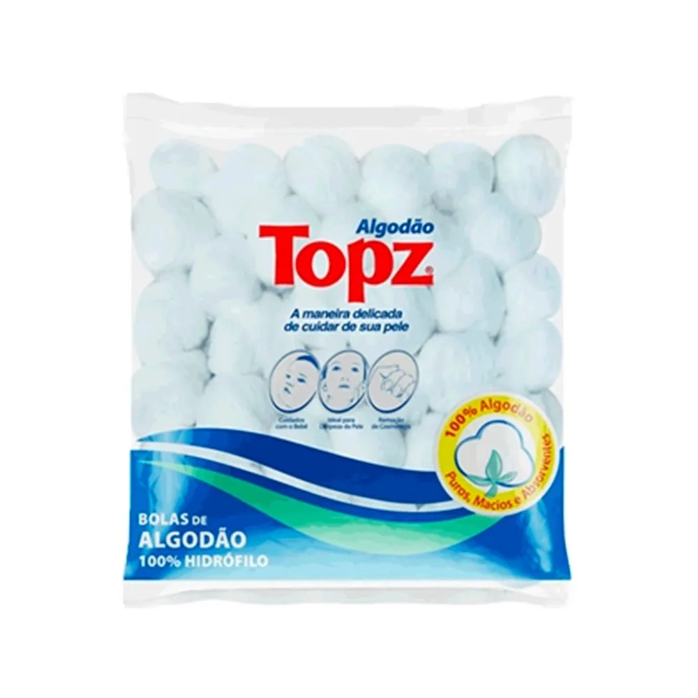 Algodão em Bolas Topz 95g