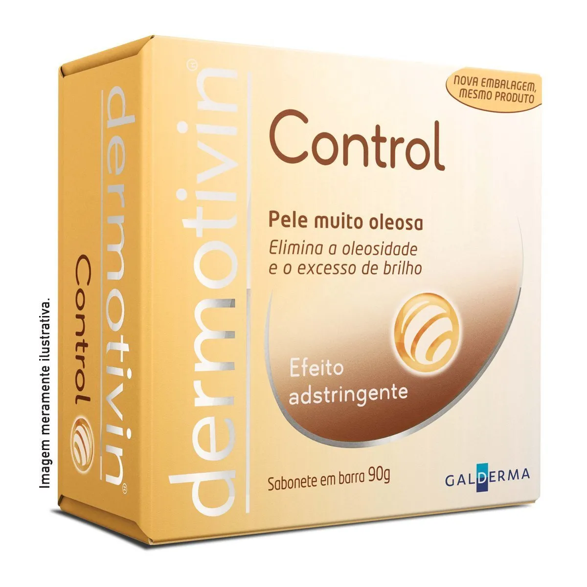 Sabonete Barra Galderma Dermotivin Control Para Pele Muito Oleosa 90g