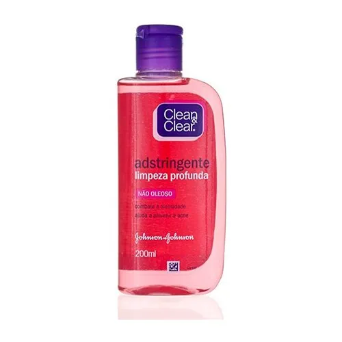Loção Adstringente Johnson & Johnson Clean & Clear Regular 200ml