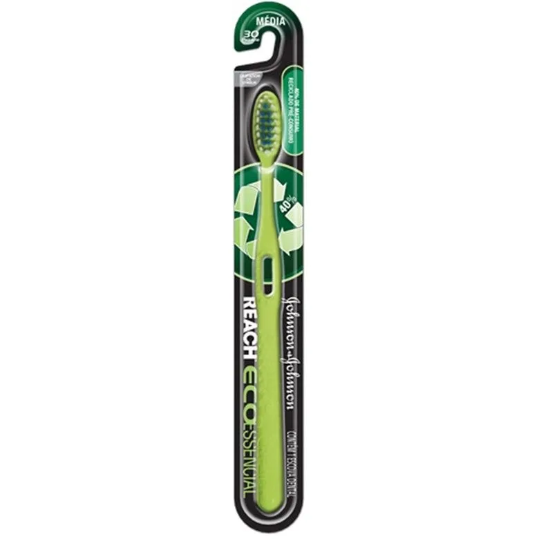 Escova Dental Johnson & Johnson Reach Eco Média