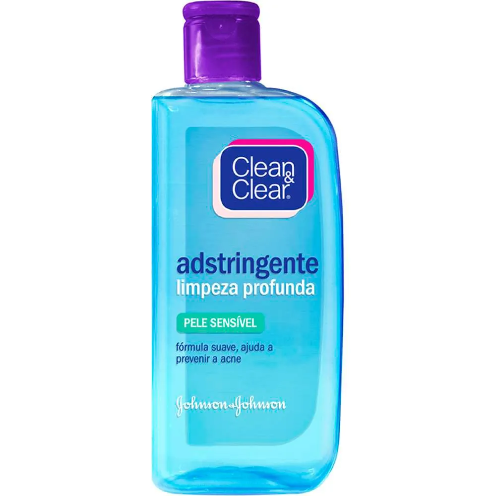 Loção Adstringente Johnson & Johnson Clean & Clear Pele Sensível 200ml