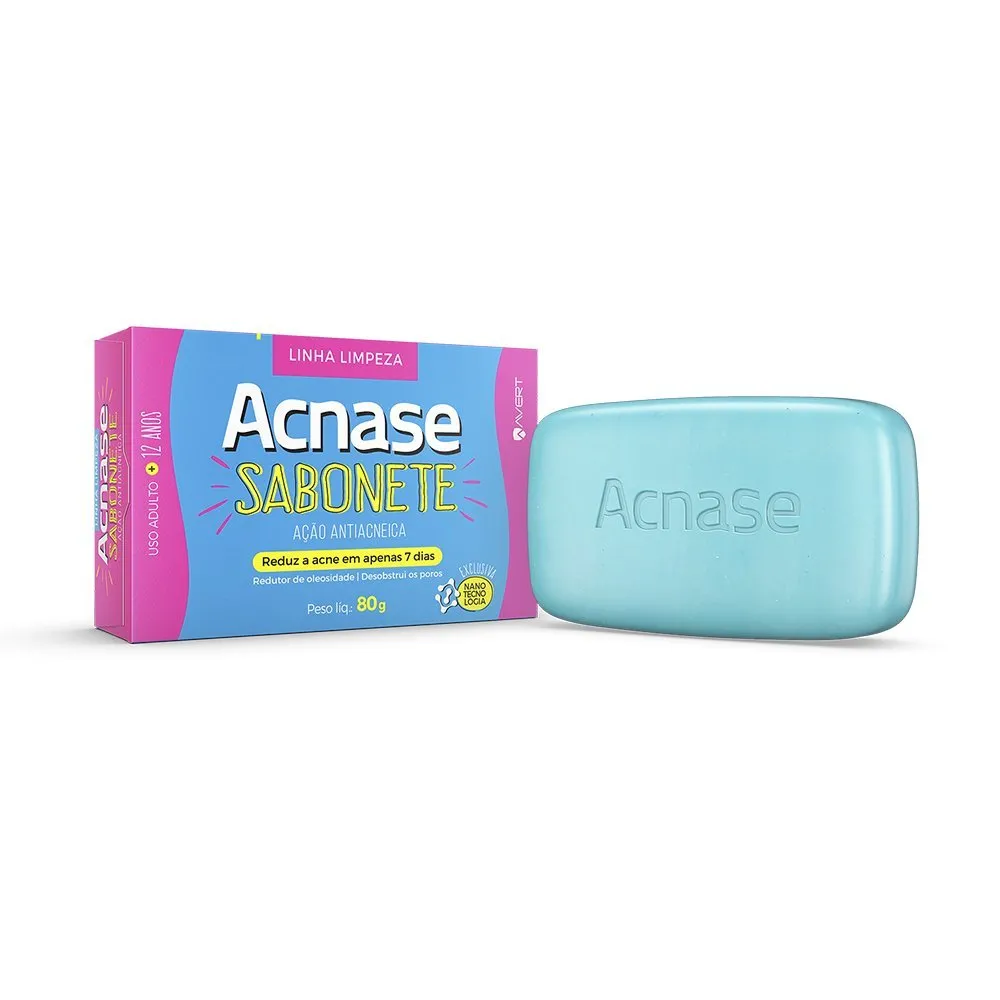 Sabonete Avert Acnase Clean Anti Acne 80g