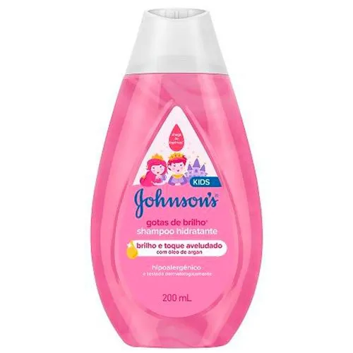 Shampoo Johnson & Johnson Baby Gotas de Brilho 200ml