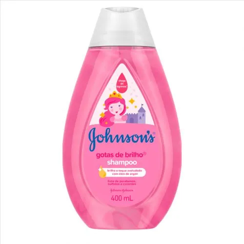 Shampoo Johnson & Johnson Baby Gotas de Brilho 400ml
