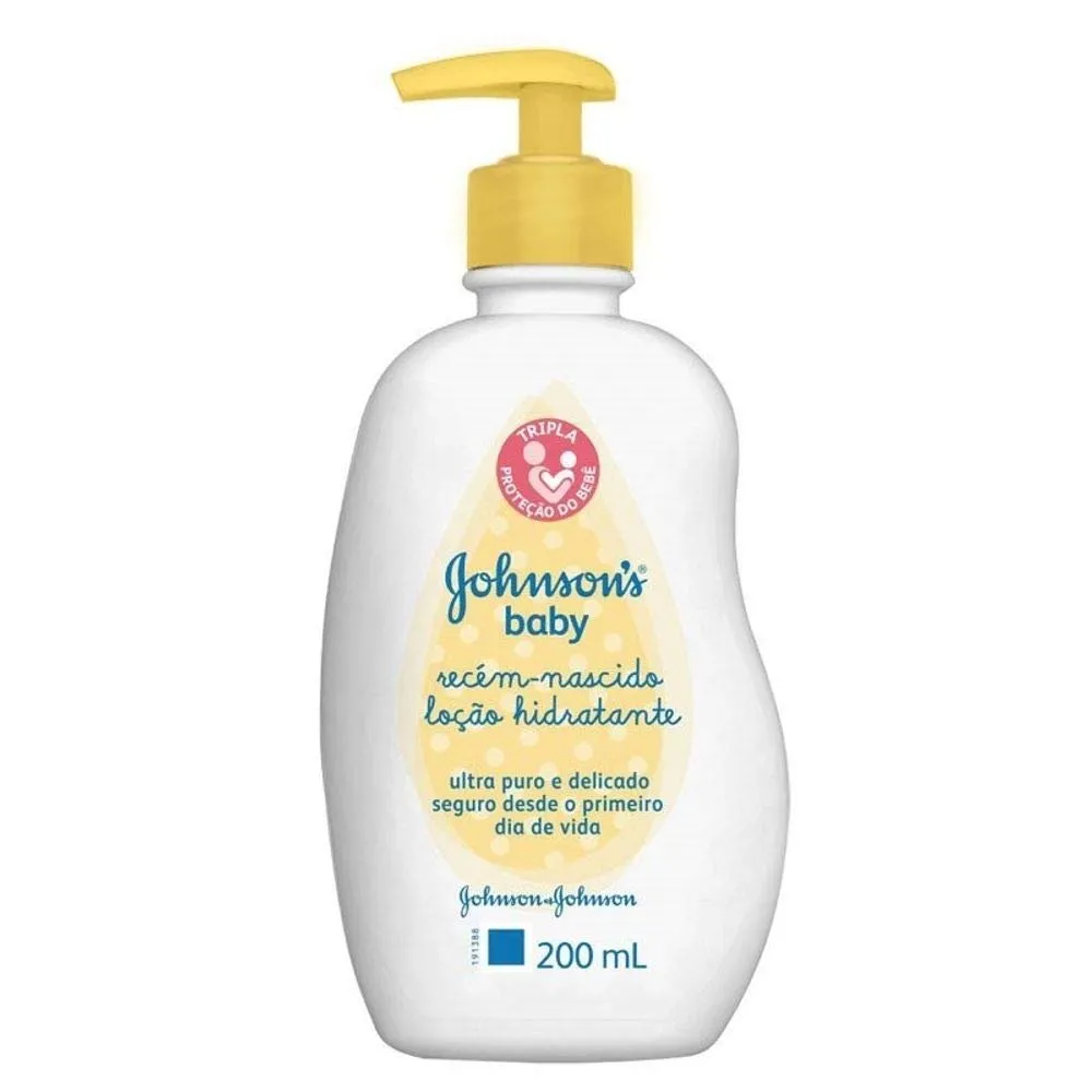 LoçãoHidratante Johnson & Johnson Baby Recém-Nascido 200ml