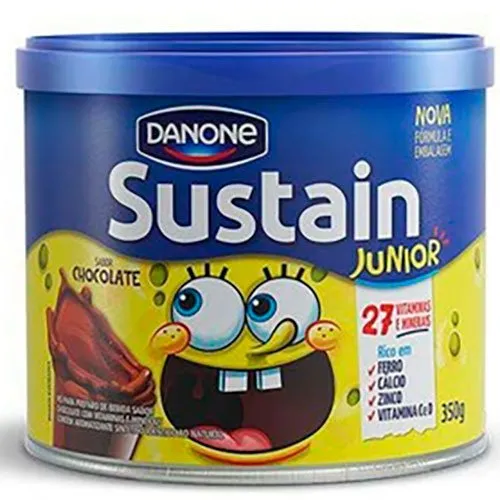 Complemento Alimentar Infantil Danone Sustain Junior Chocolate Partir 3 Anos 350g