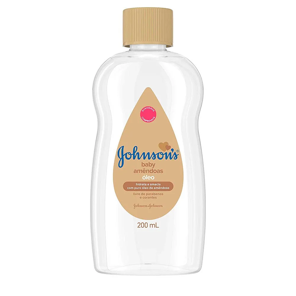 Óleo Johnsons Baby de Amêndoa 200 ml