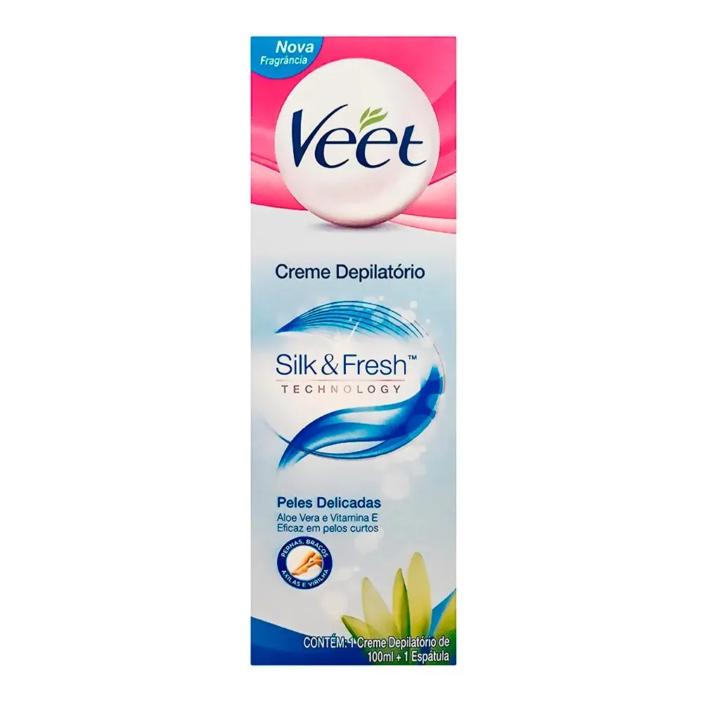 Creme Depilatório Veet Peles Delicadas 100ml