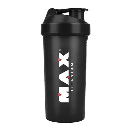 Coqueteleira 1 Dose Max Titanium Preto 600ml