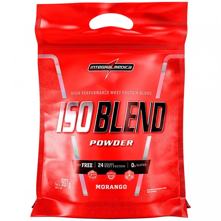 Iso Blend Powder Morango Saco 907g