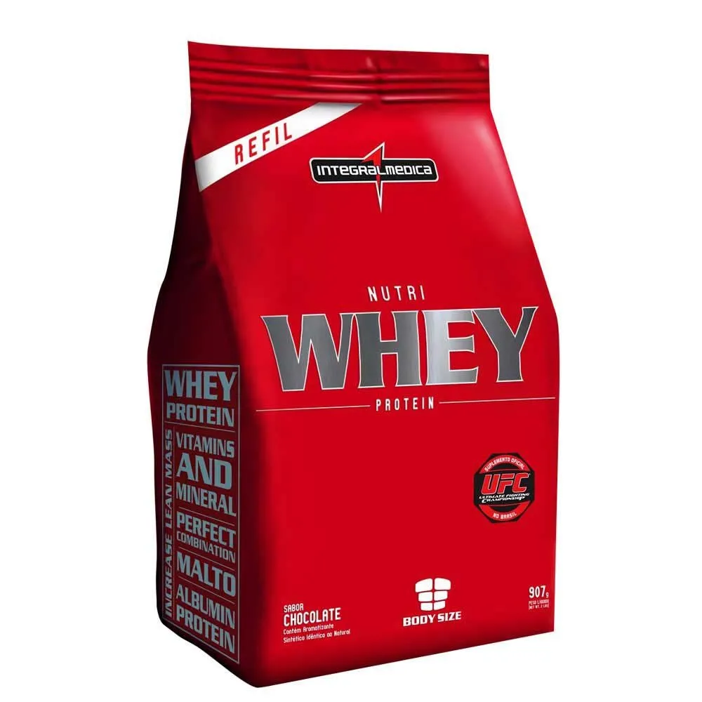 Whey Protein Nutri Morango Saco 907g