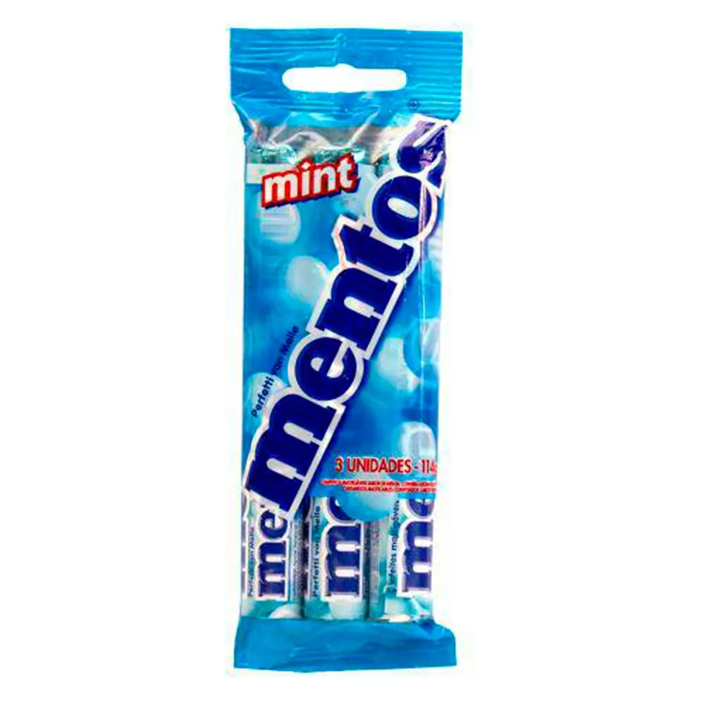 Goma de Mascar Mentos Mint 38Gcom 3