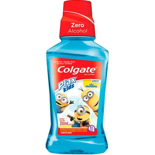 Antisséptico Bucal Colgate Plax Kids Minions 250ml