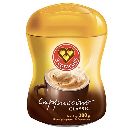 Cappuccino 3 Corações Classic 200g