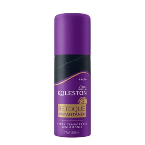 Koleston Retoque Instantâneo Preto 100ml/57g