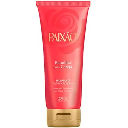 Hidratante Desodorante Paixão Ultra Cremoso Baunilha Com Cereja 200ml