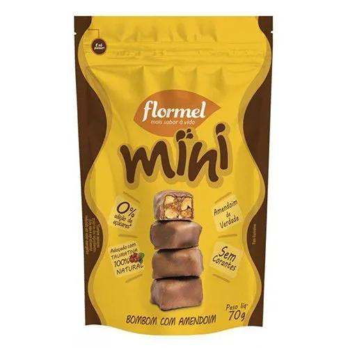 Mini Bombom com Amendoim 70g