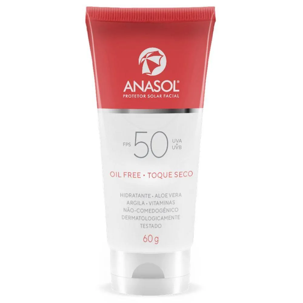 Protetor Solar Facial Anasol Fps 50 60g