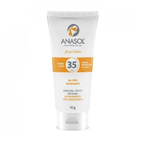 Protetor Solar Facial Anasol Fps 35 60g