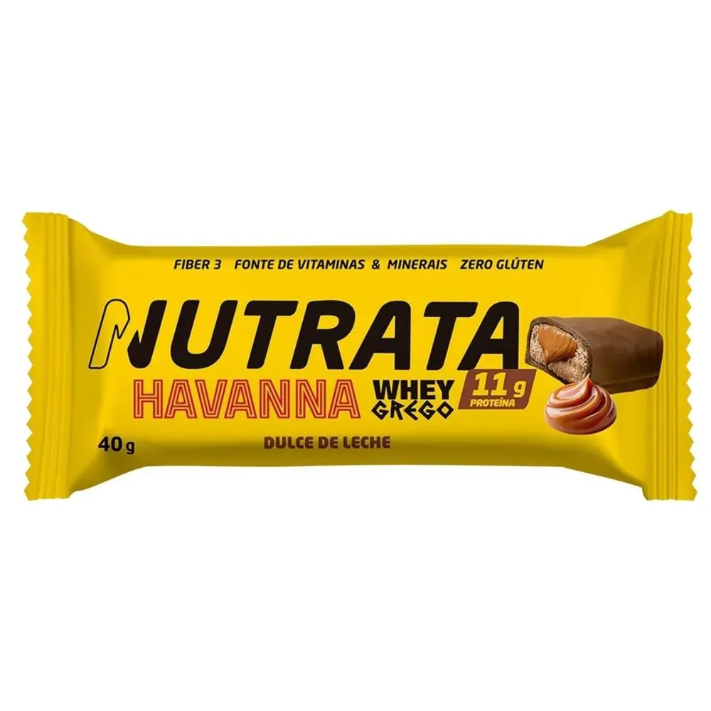Barra Whey Grego Nutrata Doce de Leite Havanna 40g