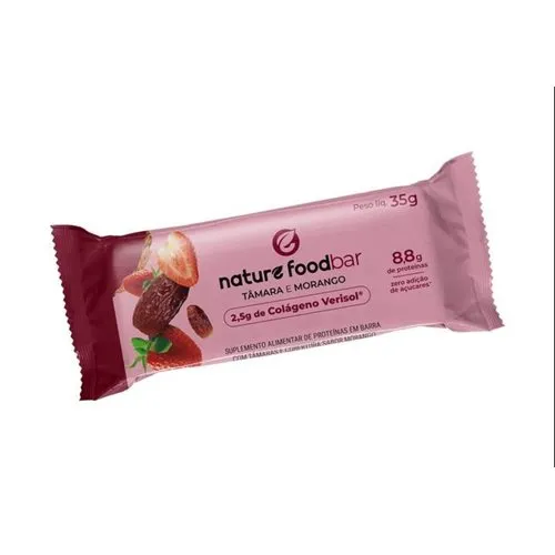 Barra de Tâmara e Morango Nature Zero 35g