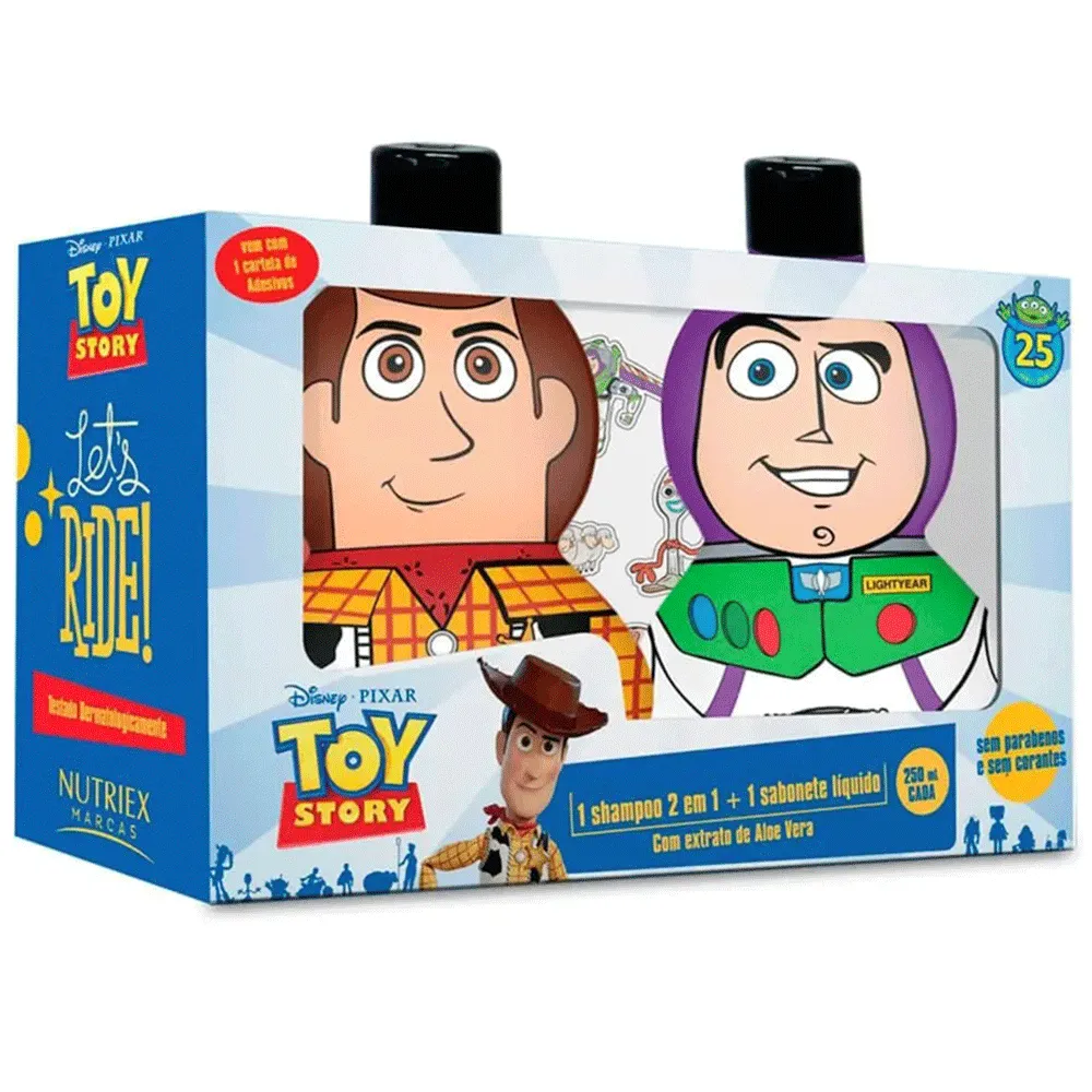 Kit Shampoo e Sabonete Líquido Toy Story 250ml Nutriex