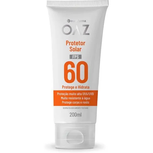 Protetor Solar OAZ FPS 60 200ml