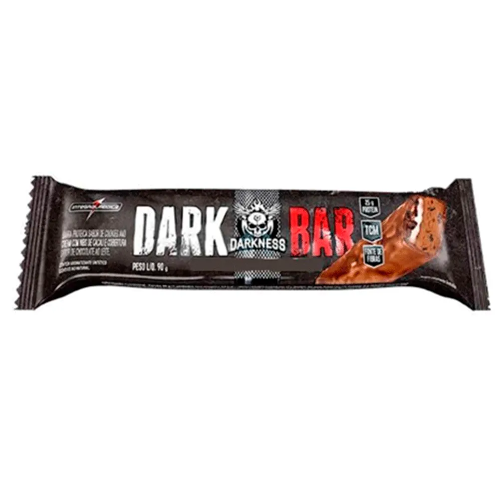 Barra de Proteína Darkness Dark Bar Sabor Chocolate