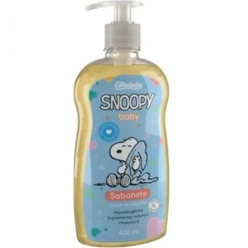 Sabonete Líquido Cottonbaby Snoopy Toque Algodão 400ml