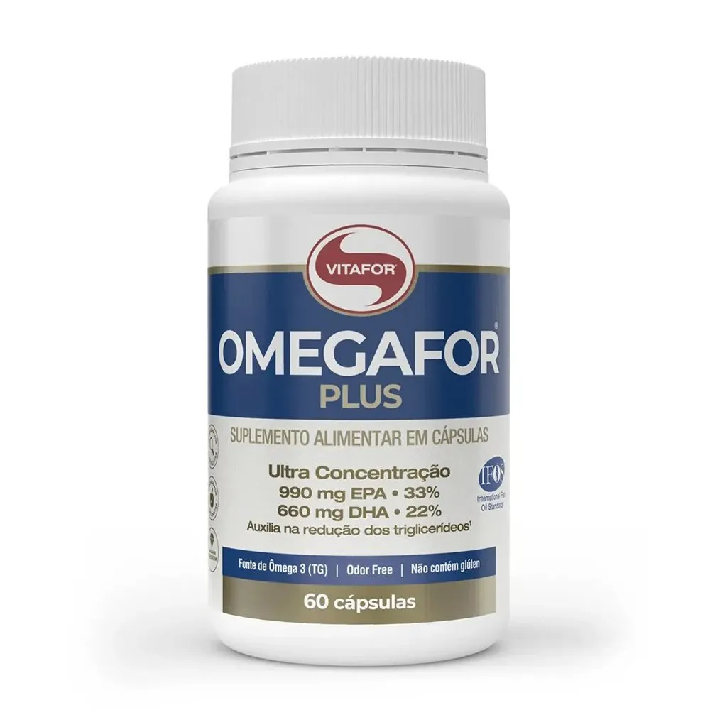 Suplemento Ômega 3 Ômegafor Plus Vitafor 60 Cápsulas