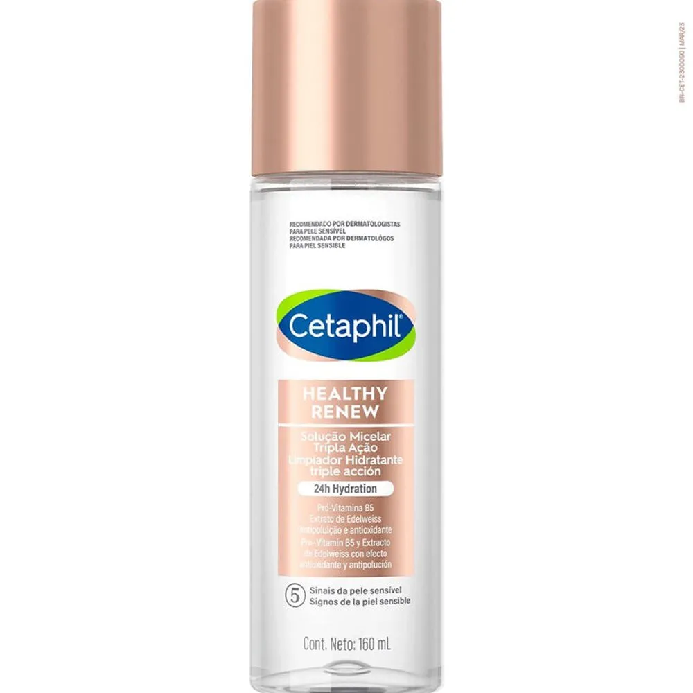 Solução Micelar Cetaphil Tripla Ação 160ml