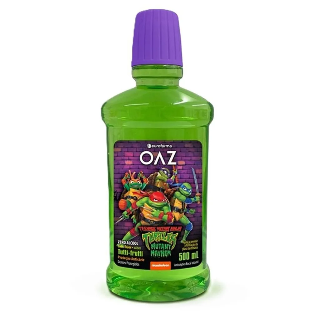 Enxaguante Bucal OAZ Tutti-Frutti 500ml