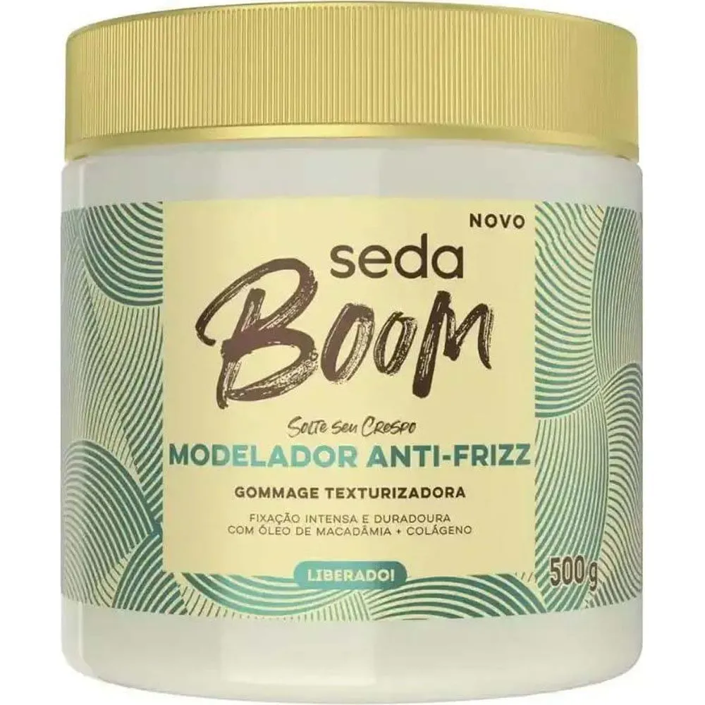 Creme Modelador Seda Boom Antifrizz 500g