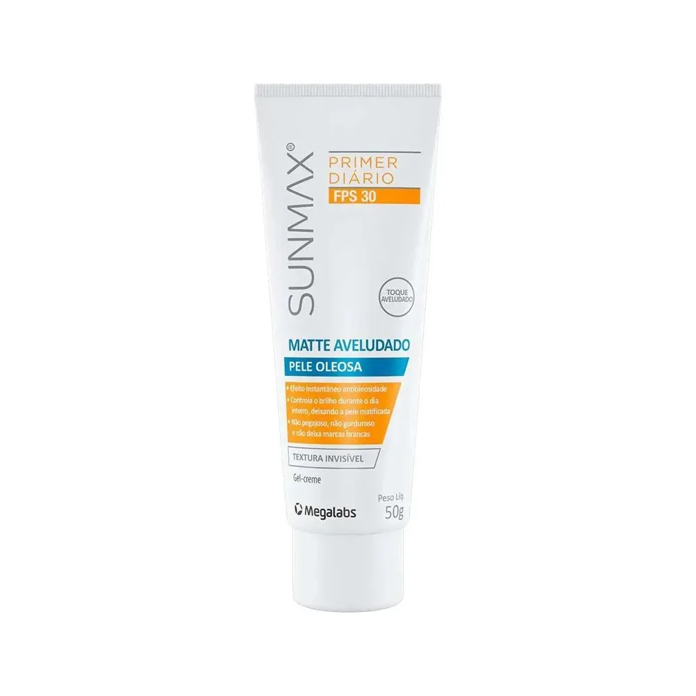 Protetor Solar Facial Sunmax Matte Aveludado FPS 30 50ml