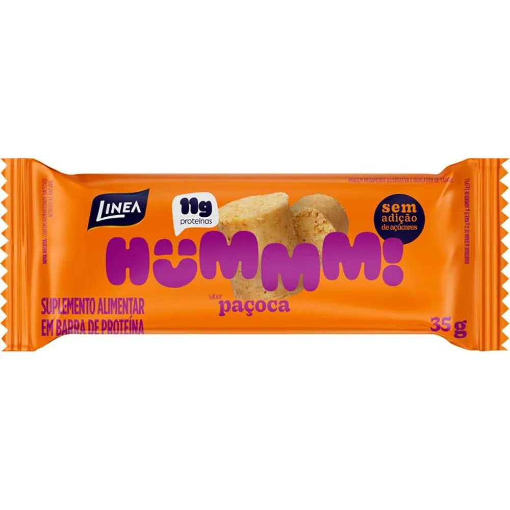 Barra de Proteína Linea Hummm Paçoca 35g