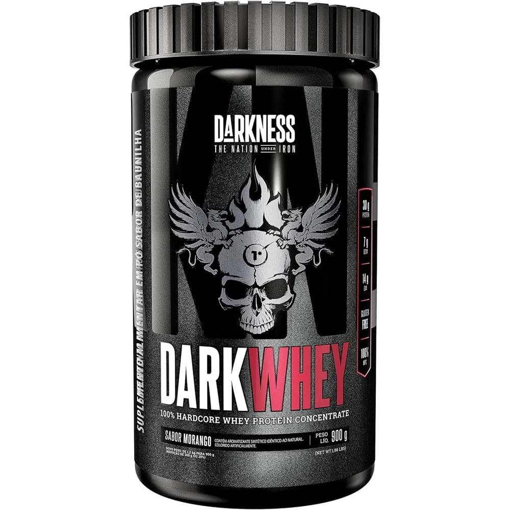 Whey Protein Darkness Morango 900g