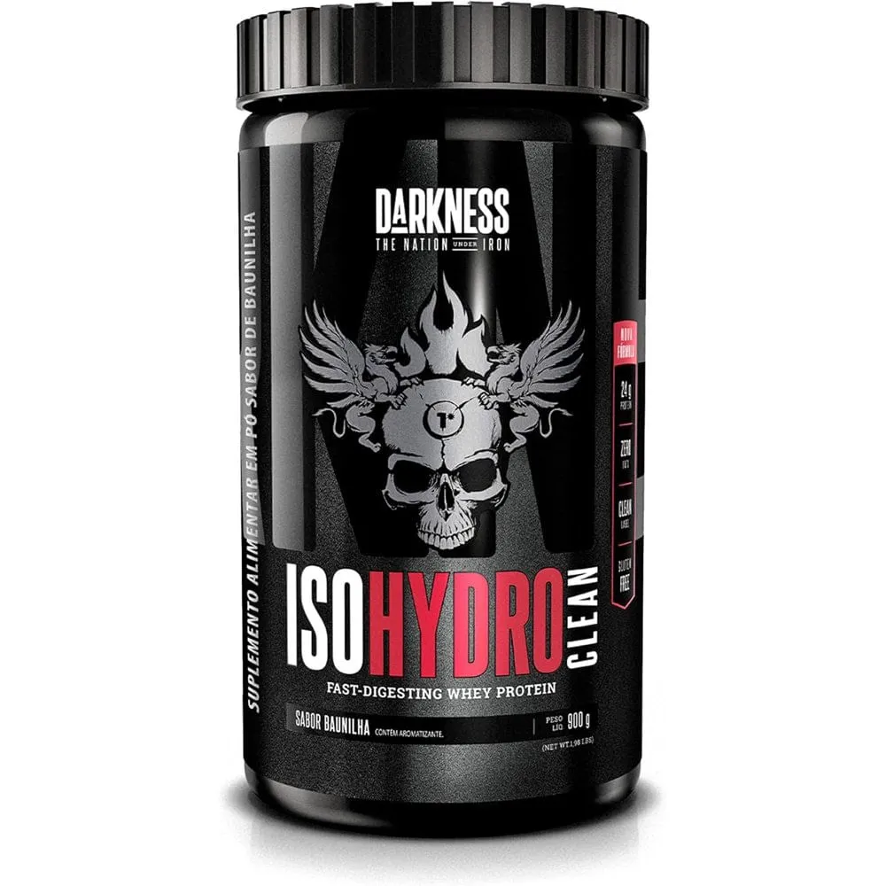 Whey Protein ISO Hydro Clean Darkness Baunilha 900g