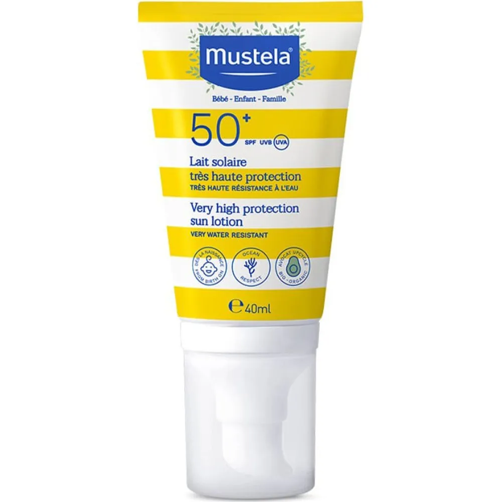 Protetor Solar Facial Infantil FPS50 40ml Mustela