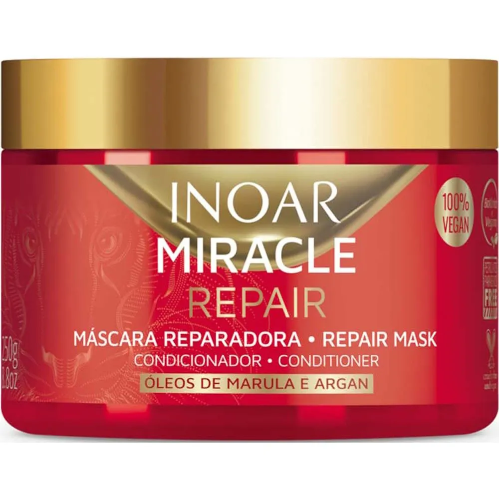 Máscara Reparadora Capilar Inoar Miracle Repair 250g