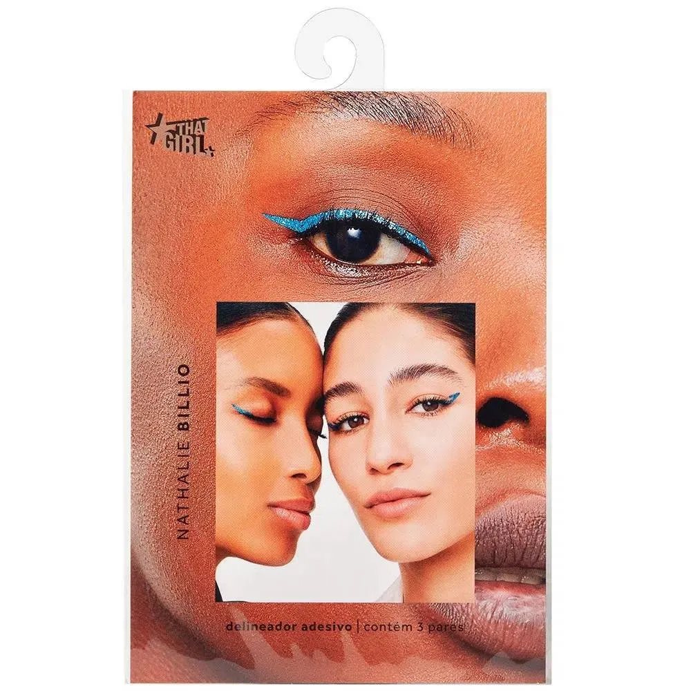 Adesivo Delineador That Girl Nathalie Azul 3 Unidades