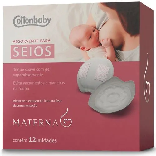 Absorvente Para Seios Cottonbaby Materna